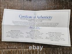 1993 US Mint Bill of Rights Coins Proof $5 Gold, $1 Silver, 50C Clad withOGP-WOW