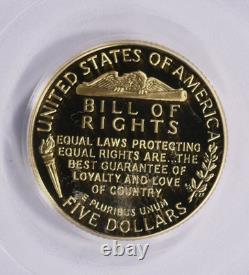 1993-w Madison $5 Gold Commemorative Pcgs Pr70dcam