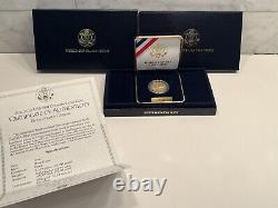 1994 W $5 GOLD World Cup USA Commemorative Proof Coin 24 Troy Oz 90% Gold COA