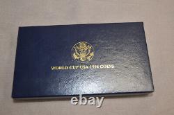 1994-W World Cup USA Uncirculated $5 Gold Five Dollar Commemorative Coin