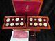 1995-1996 Atlanta Olympic 16 Coin Gold & Silver Proof Set In Cherrywood Box