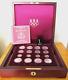 1995 1996 Atlanta Olympic 32 Coin Commemorative Gold Silver Set, Wood Case & Key