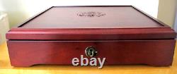 1995 1996 Atlanta Olympic 32 Coin Commemorative Gold Silver Set, Wood Case & Key