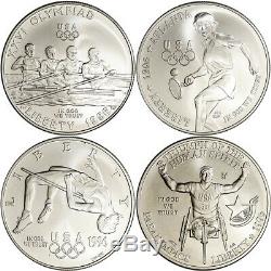 1995 1996 US Olympic Games 32-Coin Commemorative Proof and BU Set