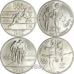 1995 1996 US Olympic Games 32-Coin Commemorative Proof and BU Set