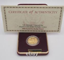 1995 $5 OLYMPIC Commemorative GOLD Coin set