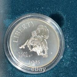 1995 PROOF Commemorative CIVIL WAR Battlefield GOLD & SILVER (3 Coin)
