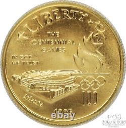 1995 US Olympic Coins of the Atlanta Centennial Games 4-coin UNC Set COA 21778