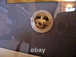 1995 Us Mint CIVIL War Gold $5 Proof Coin & Framed Artist's Print- Only 438 Made 1995 Us Mint CIVIL War Gold $5 Proof Coin & Framed Artist's Print- Only 438 Made