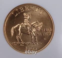 1995-W, $5 Gold, CIVIL WAR, U. S. Mint Commemorative, NGC MS70, Store #GMC089