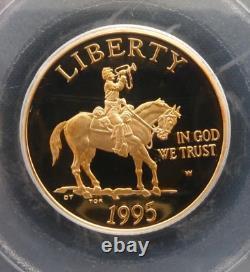 1995 W $5 Gold Commemorative Coin CIVIL WAR PCGS PR69 DCAM
