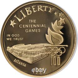 1995-W Atlanta Olympic Stadium Commemorative Gold $5 NGC PF70 Ultra Cameo