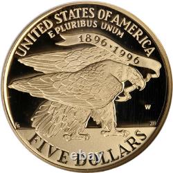 1995-W Atlanta Olympic Stadium Commemorative Gold $5 NGC PF70 Ultra Cameo