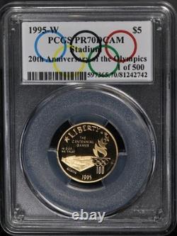 1995-W Atlanta Olympic Stadium Commemorative Gold $5 PCGS PR70 DCAM