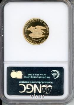 1995-W CIVIL WAR $5 NGC PF70 PR70 PF-70 GOLD COMMEMORATIVE COIN Older Holder