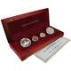 1996 4 Coin Gold / Silver Smithsonian 150th Anniversary Set Ogp Withcoa