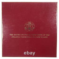 1996 Atlanta Olympic Games 4 Coin Commemorative Set SKUCPC2958