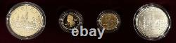 1996 SMITHSONIAN INSTITUTION COMMEM 4 COIN SET, 2x$5 GOLD & 2 $1xSILVER, SCARCE