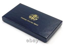 1996 US Mint Smithsonian Commemorative Proof $5 Gold & $1 Silver Set Box COA