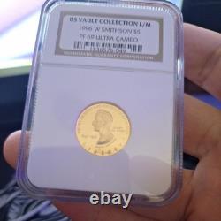 1996-W $5 GOLD COMMEMORATIVE SMITHSONIAN NGC PF69 ULTRA CAMEO 1/4 Gold oz