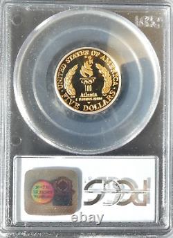1996 W $5 Gold Commemorative Coin FLAG PCGS PR69 DCAM