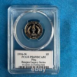 1996-W Olympic Flag Bearer? Gold Commemorative PCGS PR69 Reagan Legacy Michael