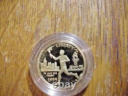 1996 W US Five Dollar GOLD PROOF COIN Atlanta Olympics 1/4 Troy Ounce
