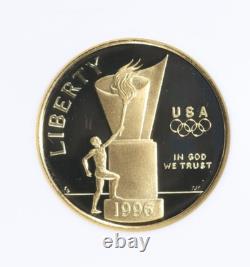 1996-W XXVI Olympics Cauldron Gold $5 NGC Proof-69 ULTRA CAMEO