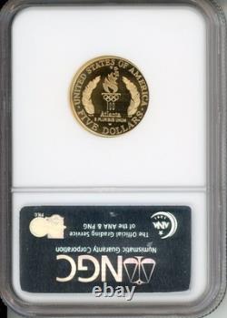 1996-w $5 Gold Commemorative Ngc Pr70 Pr-70 Cauldron Proof Pf70 Cameo