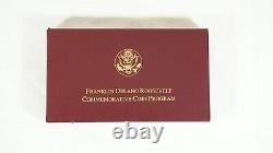 1997 Franklin Delano Roosevelt 2-Coin Gold Commemorative Set with COA & Box