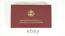 1997 Franklin Delano Roosevelt 2-Coin Gold Commemorative Set with COA & Box E2