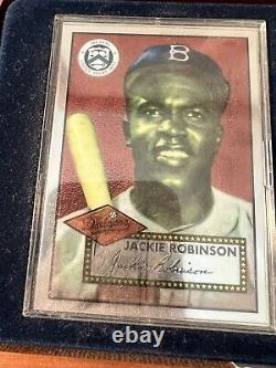 1997 Jackie Robinson 50th Anniversary Legacy Set-$5 Gold Coin/Card/Patch/Pin/Box