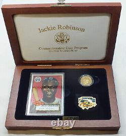 1997 Jackie Robinson Legacy Gold Coin Set 50th Anniversary US Mint A58