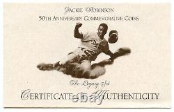 1997 Jackie Robinson Legacy Gold Coin Set 50th Anniversary US Mint A58