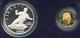 1997 Jackie Robinson Two-coin Silver & Gold Proof Set Us Mint Ca230