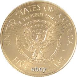 1997 W Franklin D. Roosevelt Commemorative Gold Uncirculated $5 Coin