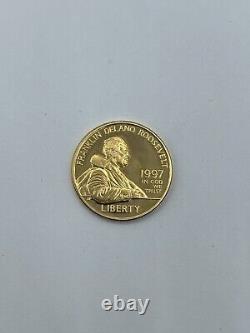 1997-W Franklin Delano Roosevelt $5 Gold Coin