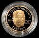 1997 W Gold Proof $5 Jackie Robinson Commemorative Box & Coa