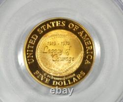 1997-W Jackie Robinson $5 Gold PCGS Certified PR70DCAM