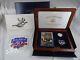1997-w Jackie Robinson Legacy Set $5 Gold Us Mint Pin Patch Ogp Box & Coa