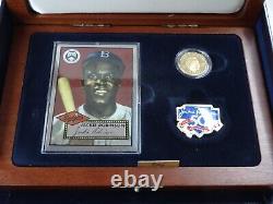 1997-W Jackie Robinson Legacy Set $5 Gold US Mint Pin Patch OGP Box & COA