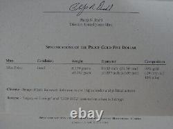 1997-W Jackie Robinson Legacy Set $5 Gold US Mint Pin Patch OGP Box & COA