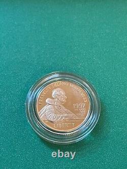 1997-w Franklin Delano Roosevelt Commemorative $5 Five Dollar Proof Gold Coin