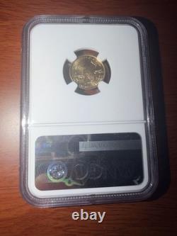1998 G$5 American Gold Eagle 1/10 oz NGC MS 69 Cert #8690374-044