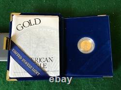1998 Gold $5 1/10th Oz American Eagle Coin -T