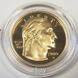 1999-W $5 George Washington Commemorative Proof Gold Coin OGP -SKU- G2838
