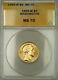 1999-w George Washington Commemorative $5 Gold Coin Anacs Ms-70 Perfect Gem