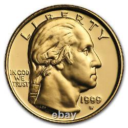 1999-W Gold $5 Commem George Washington Proof (Coin Only) SKU#45415