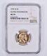 1999-w Gold George Washington $5 Commemorative Ms70 Ngc Brown Label