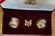 1999-w Washington 200th Anniversary 2-coin $5 Gold Proof & Unc Set With Ogp